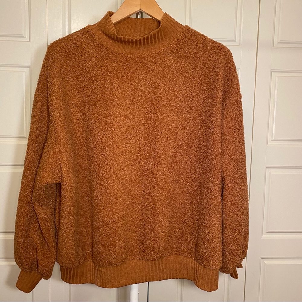 Heidi Sherpa sweatshirt Anthropologie